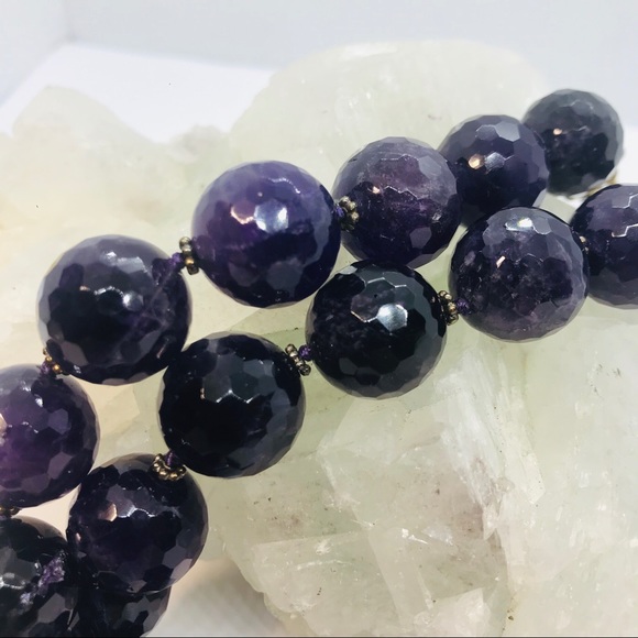 Gorgeous Amethyst Faceted Beads - Picture 5 of 9